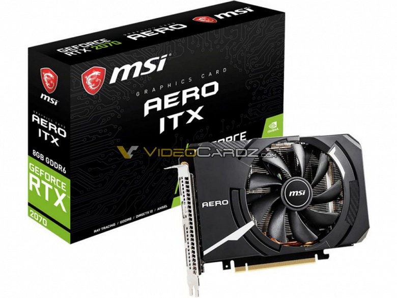 MSI GeForce RTX 2070 Aero ITX — самая компактная видеокарта семейства Nvidia Turing