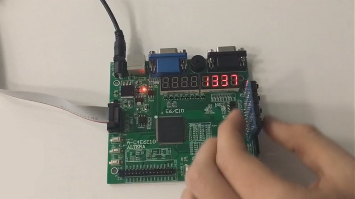Stack-based calculator on the Cyclone IV FPGA board - 4