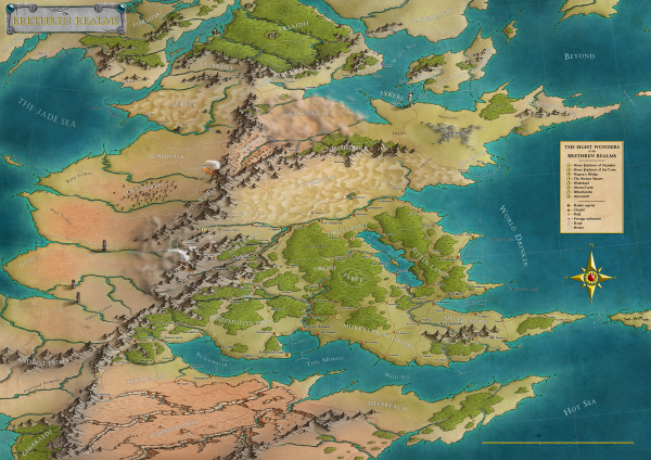 Как я создавал карты континентов для своей игры - 36