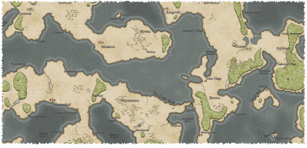 Как я создавал карты континентов для своей игры - 38