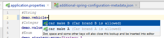 Настройка приложения — Spring Configuration Metadata - 6 image