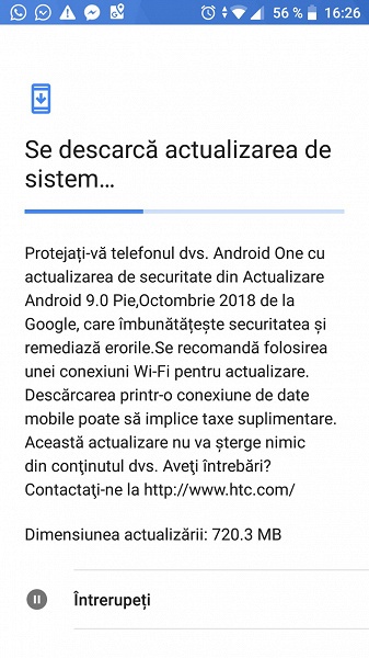 HTC U11 Life первым из смартфонов HTC получил ОС Android 9.0 