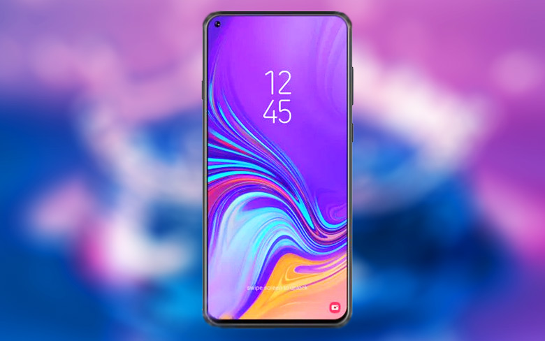 Снимок экрана Samsung Galaxy A8s косвенно подтверждает использование дырявого экрана Infinity-O 