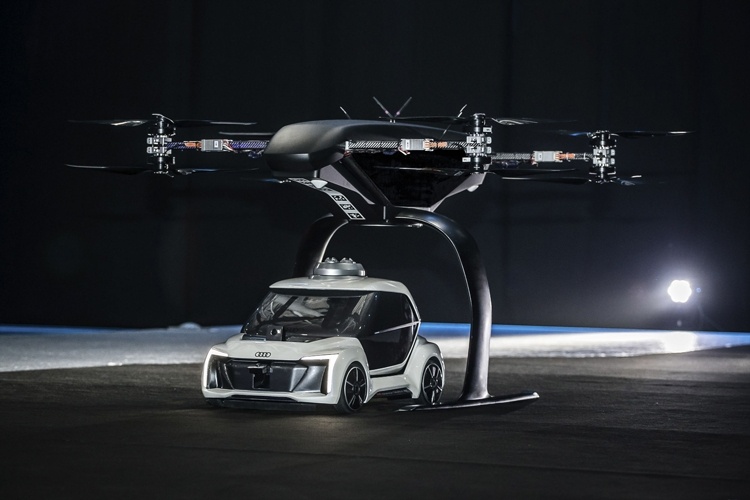 Видео дня: прототип летающего такси Audi, Airbus и Italdesign