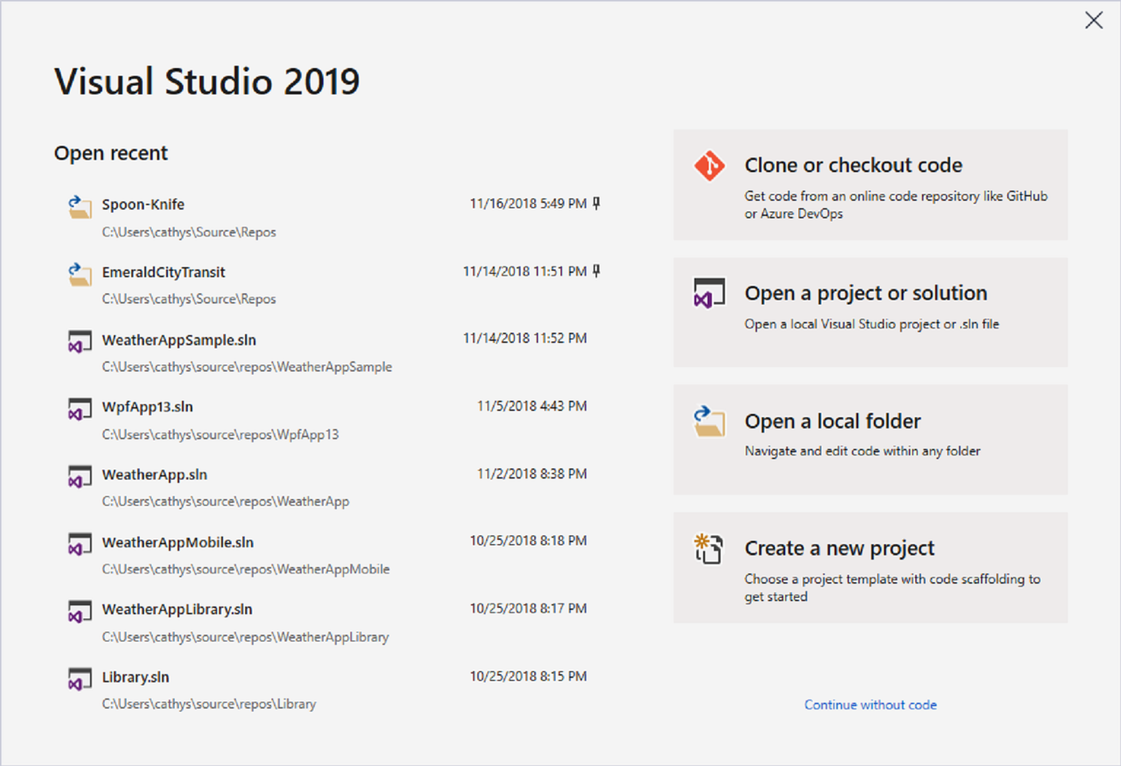 Visual Studio 2019 - 2