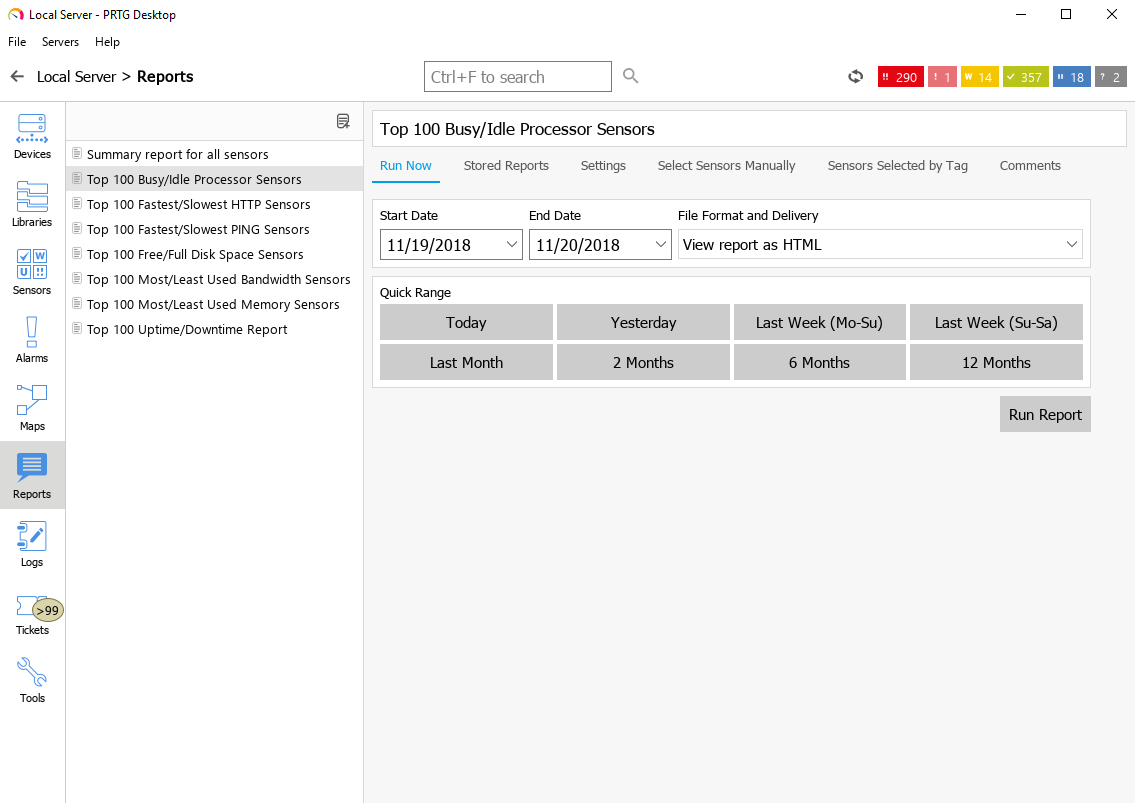 Тестирование PRTG Network Monitor и сравнение с Zabbix - 16