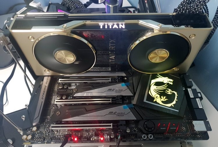 Разогнанная NVIDIA Titan RTX смогла набрать более 41 000 баллов в 3DMark Fire Strike