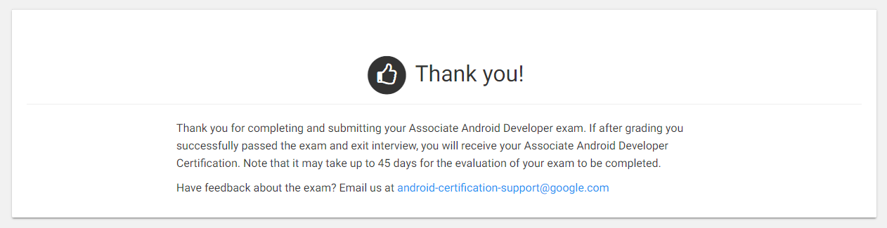 Получаем сертификат Google Associate Android Developer - 5