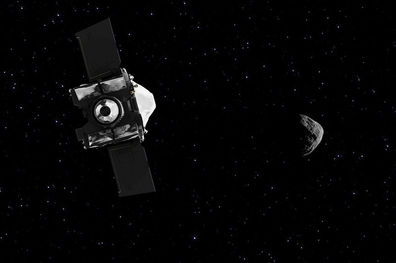 Астероид Бенну, Земля и Луна — на одном снимке