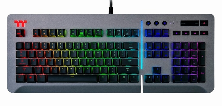 CES 2019: Игровая клавиатура Thermaltake Level 20 RGB с переключателями Cherry MX или Razer