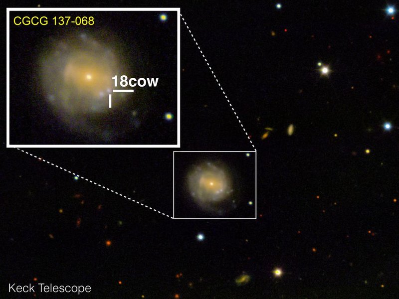 Астрономы впервые увидели рождение черной дыры или нейтронной звезды