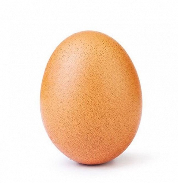 Фотография яйца установила мировой рекорд по числу лайков 