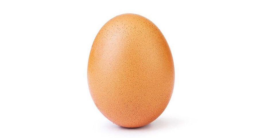 Фотография куриного яйца набрала рекордное число лайков в Instagram