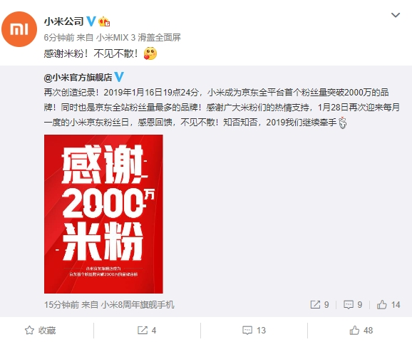 Xiaomi является самым популярным брендом в крупнейшем китайском интернет-магазине