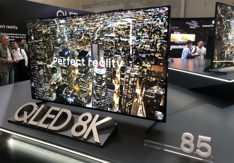 Продажи 8K-телевизоров в 2019 году будут ниже ожидаемых из-за отсутствия контента