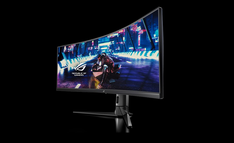 Геймерский монитор Asus ROG Strix XG49VQ порадует любителей сверхширокоформатных моделей