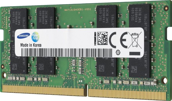 Модули оперативной памяти Samsung DDR4 SO-DIMM объёмом 32 ГБ пока не радуют ценой