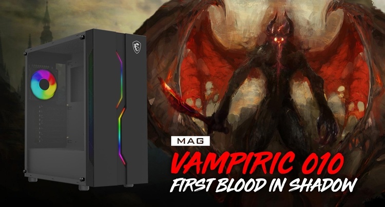 MSI MAG Vampiric 010: ПК-корпус с подсветкой Mystic Light