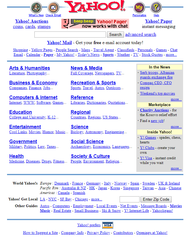 Древности: Интернет 1999 года в 20 скриншотах - 5