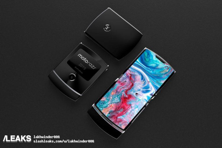 Так может выглядеть смартфон-раскладушка Moto RAZR 2019 с гибким экраном