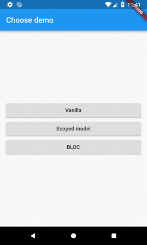 Основы архитектуры приложений на Flutter: Vanilla, Scoped Model, BLoC - 2