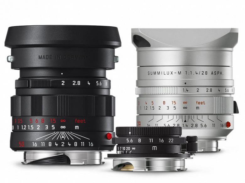 Новые варианты трех объективов Leica M будут выпущены ограниченными сериями