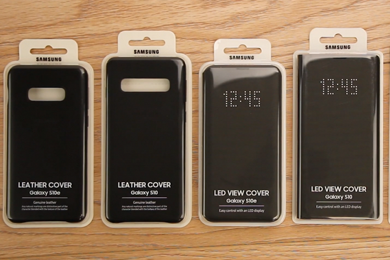 Видео дня: фирменные чехлы Samsung для смартфонов Galaxy S10, S10+ и S10e вживую