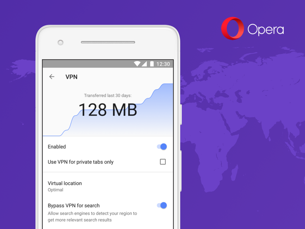 Мобильная Opera обзавелась бесплатным VPN - 1