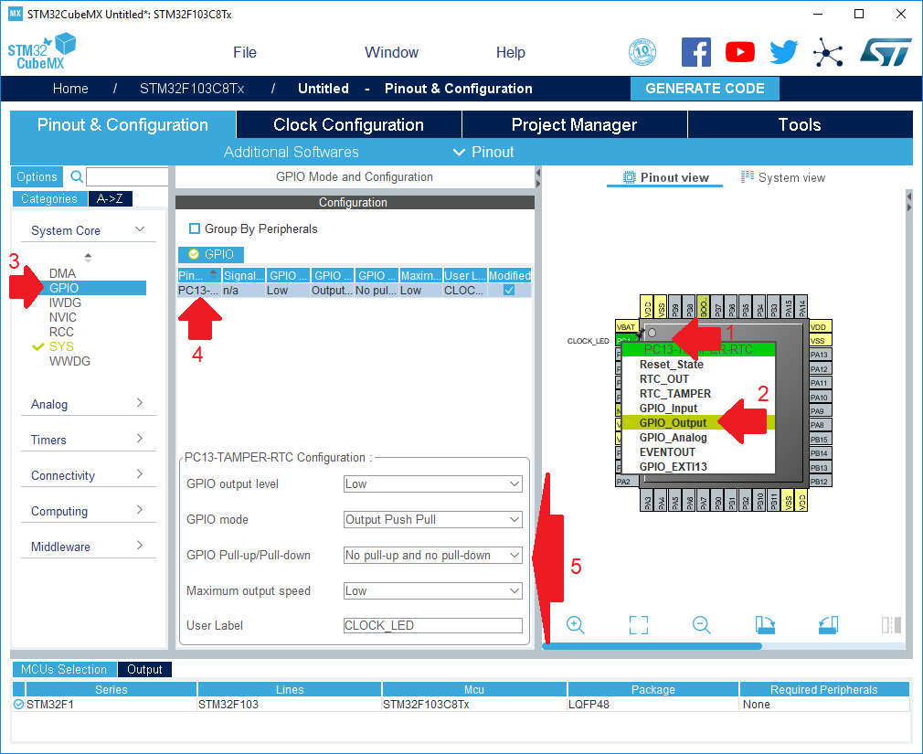 STM32 fast start. Часть 1 ПО, материалы, Cube MX - 11 image