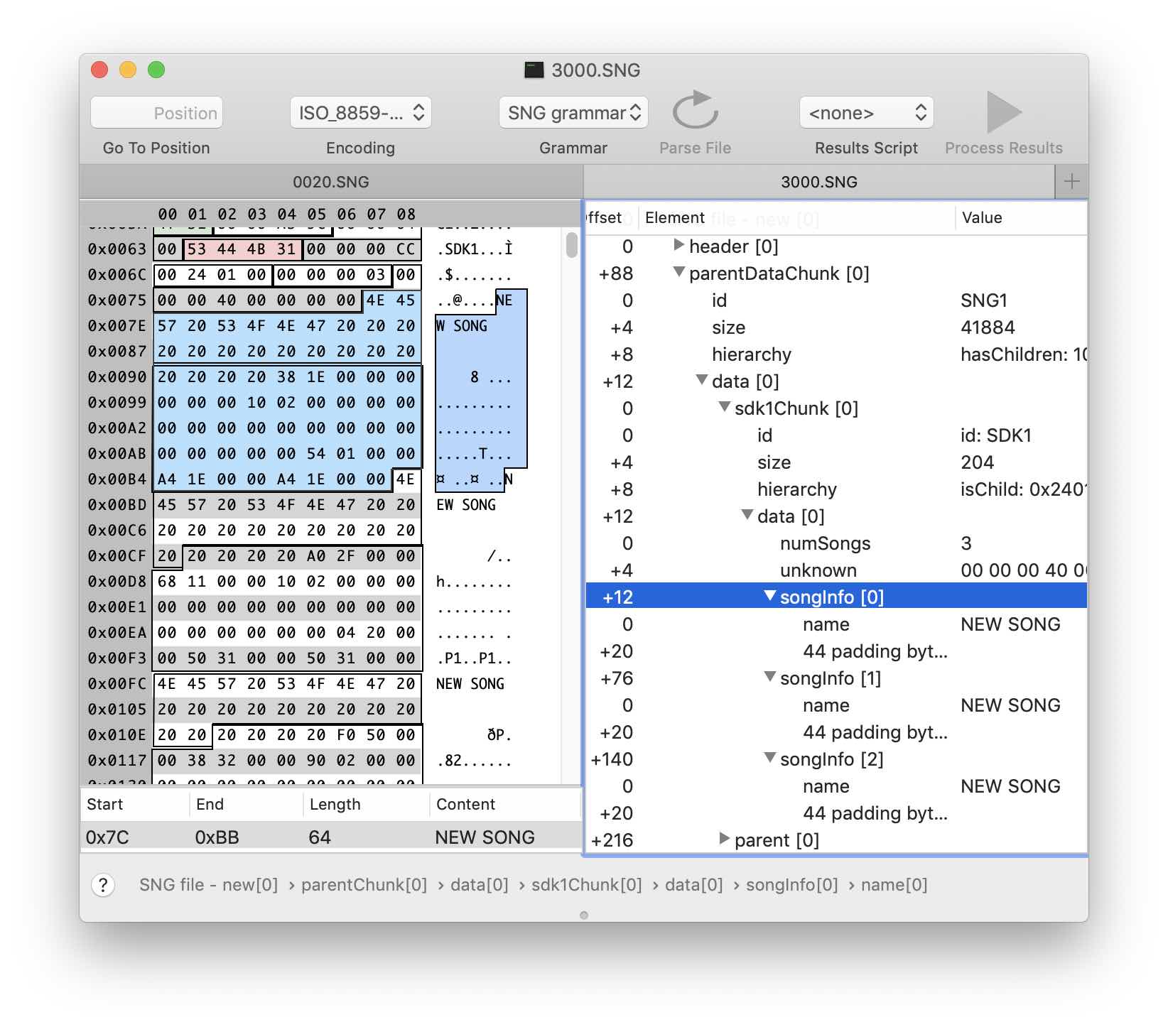 Реверс-инжиниринг бинарного формата на примере файлов Korg .SNG - 15