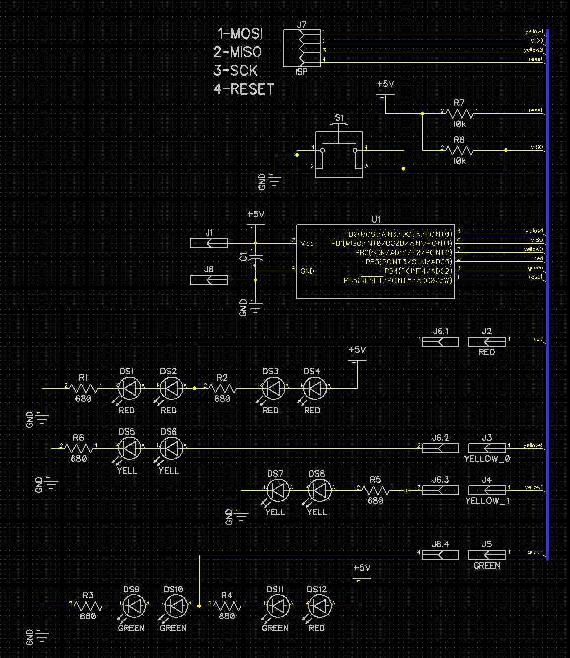 На столбе висят три глаза, или сказ о том, что пяти ног ATtiny13 вполне достаточно - 14 На столбе висят три глаза, или сказ о том, что пяти ног ATtiny13 вполне достаточно - 14