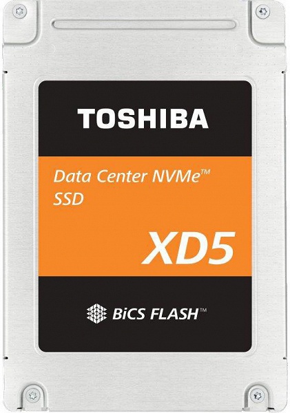 Toshiba Memory адресует твердотельные накопители серии XD5 объемом до 3,84 ТБ центрам обработки данных