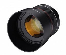 Появились изображения полнокадрового объектива Samyang AF 85mm f/1.4 с креплением Sony E