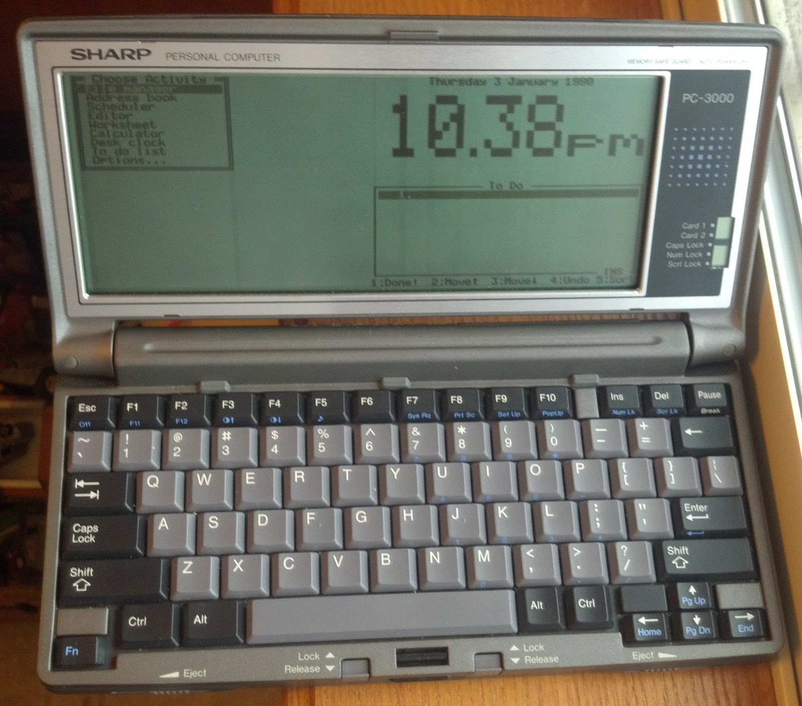 Моя первая читалка на основе Sharp PC3000 - 1