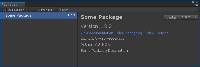Unity Package Manager - 4