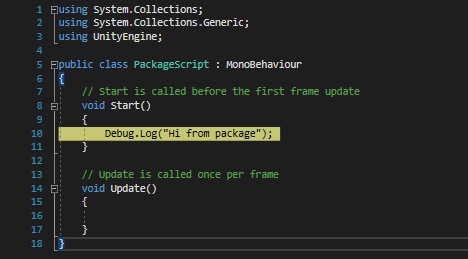 Unity Package Manager - 6