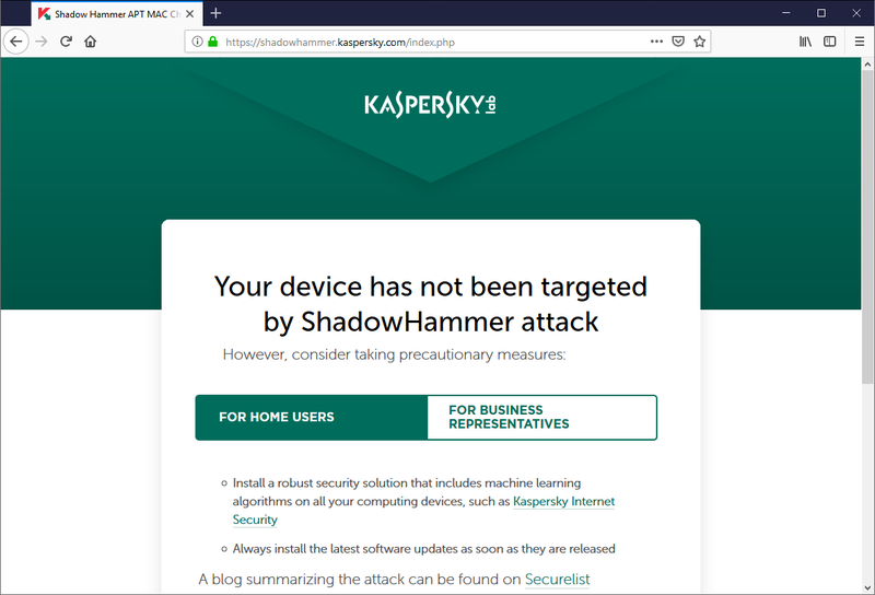 «Касперский» обнаружил атаку на миллион компьютеров Asus