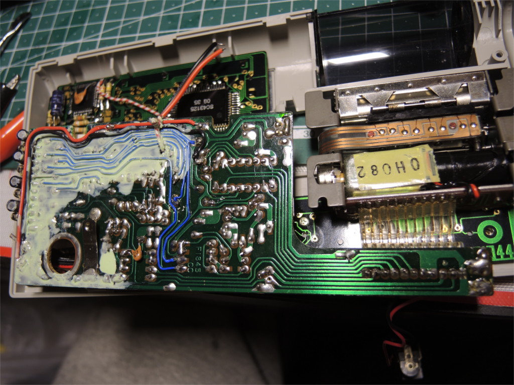 Ремонт устройства хранения и печати заметок Sharp Memowriter EL-7000 после протечки аккумуляторов - 8