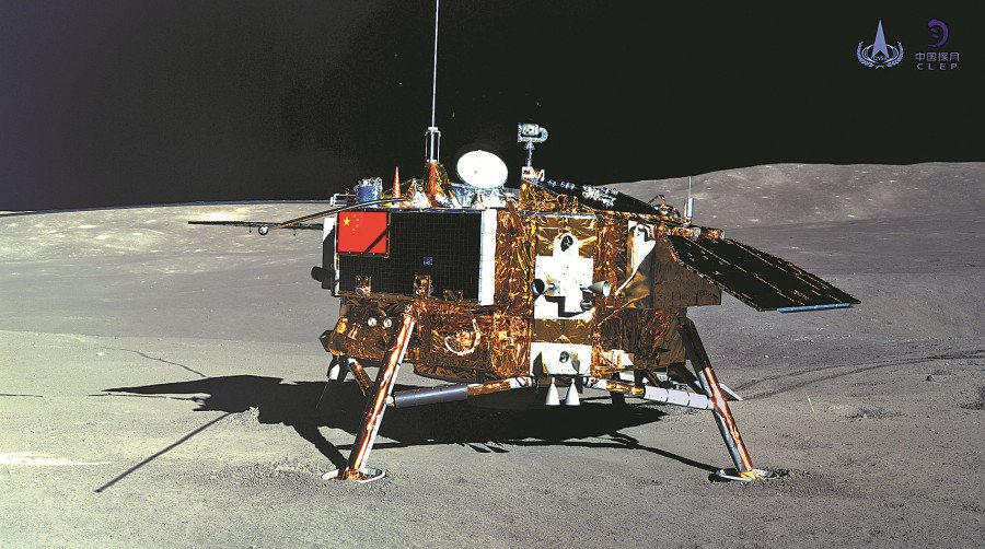 Миссия «Чанъэ-4» — четвертый лунный день для посадочного модуля и ровера «Юйту-2». Про камеры и контроллеры на аппаратах - 47