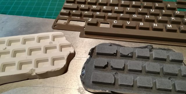 Изготовление реплик отсутствующих клавиш для «резиновой» клавиатуры Commodore 116 - 23