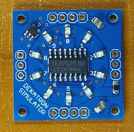 Миниатюрный функциональный аналог декатрона для реплики Harwell Dekatron Computer и не только - 5