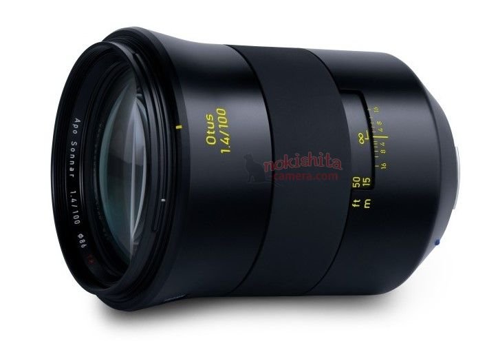 Появилось изображение и спецификации объектива Zeiss Otus 100mm f/1.4