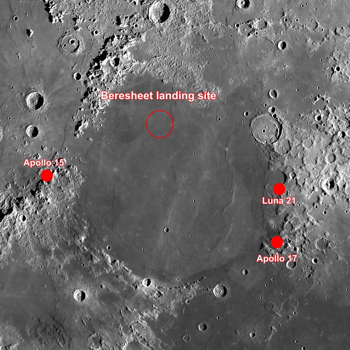 Лунная миссия «Берешит» — есть посадка на Луну (технически) - 101
