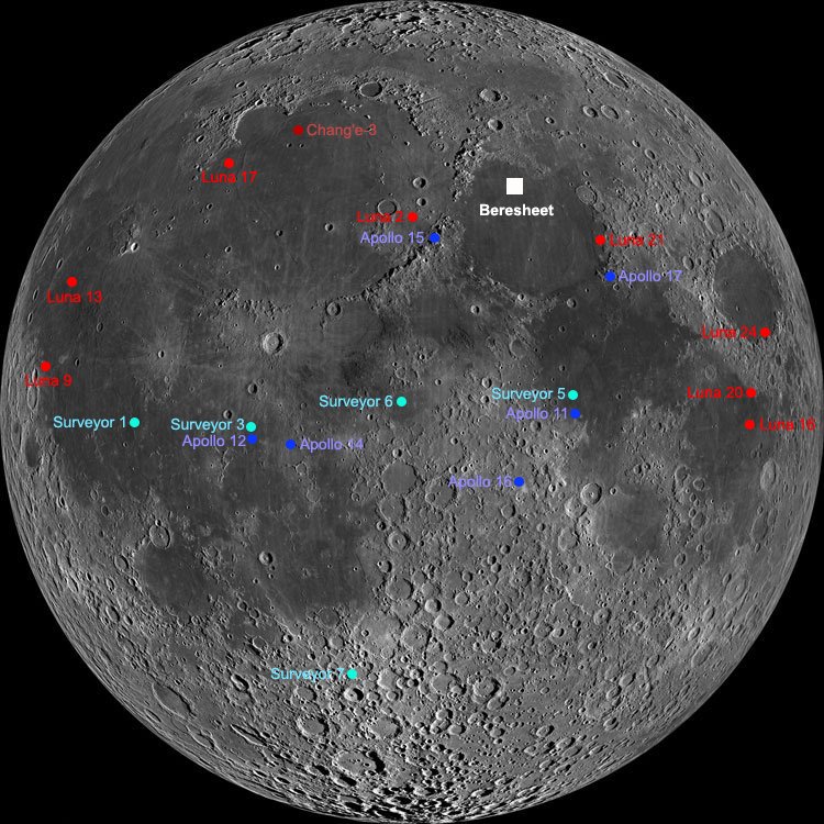 Лунная миссия «Берешит» — есть посадка на Луну (технически) - 6