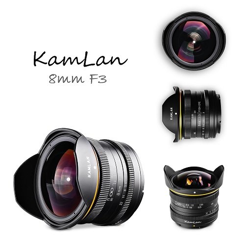 Завтра начнутся продажи объектива Kamlan 8mm f/3.0