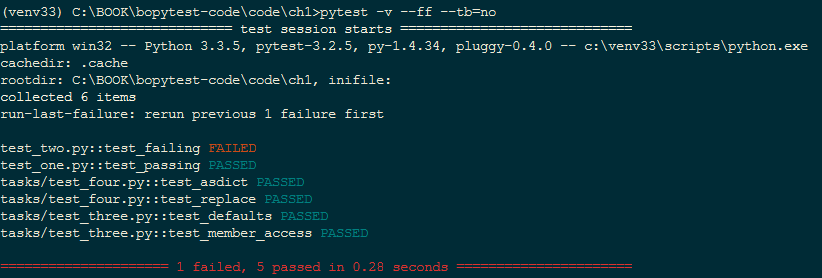 Python Testing с pytest. Начало работы с pytest, Глава 1 - 10