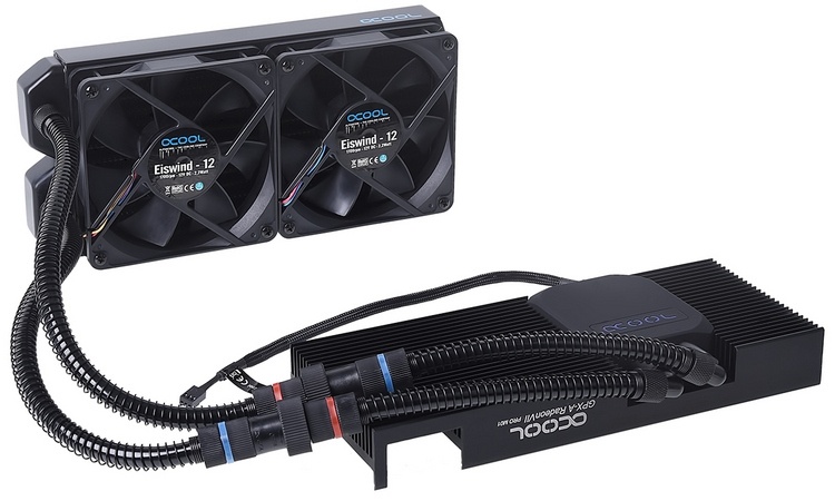 Alphacool представила необслуживаемую СЖО Eiswolf 240 GPX Pro для видеокарты AMD Radeon VII