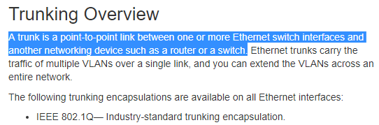 Как зависит перевод термина trunk от вендора коммутаторов? - 3 Как зависит перевод термина trunk от вендора коммутаторов? - 3