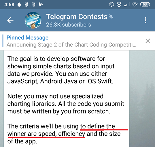 Принимаем участие в недавнем Telegram Contest, пишем крутое OpenGL ES приложение и выигрываем ничего - 2