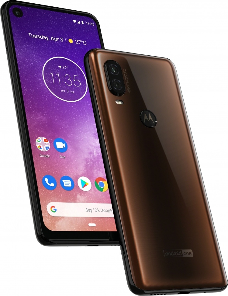 Смартфон Motorola One Vision: экран 6,3″, 25-Мп фронтальная и 48-Мп основная камеры